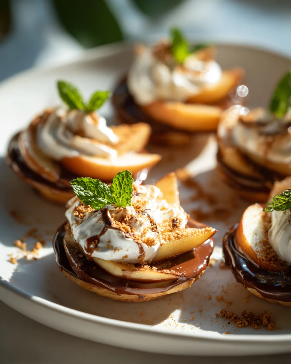 Apple Slice S’mores Bites: Delicious Marshmallow Fluff Treats