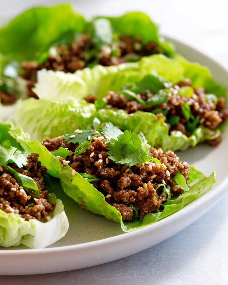 Best Chinese Beef Lettuce Wraps: Healthy & Easy Dinner