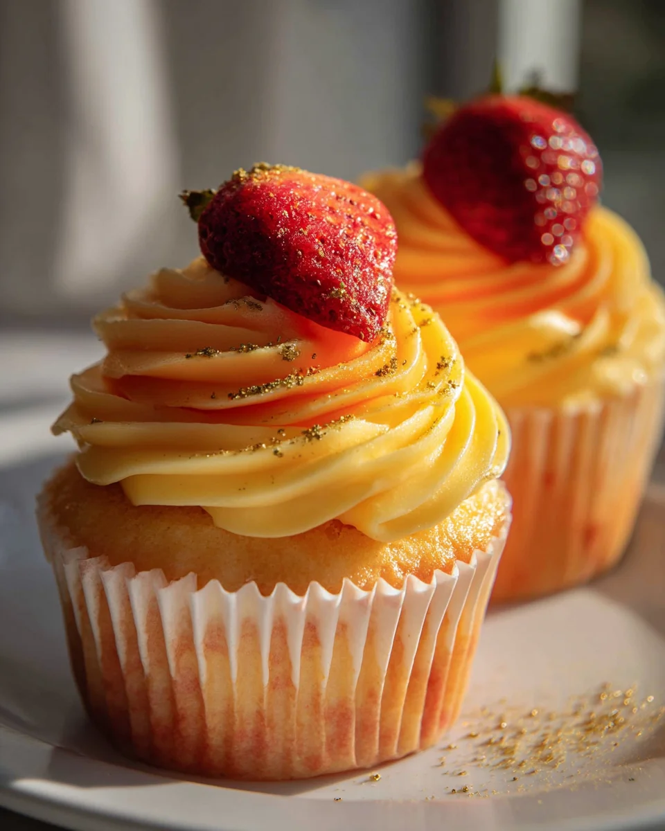 Easy Mango Strawberry Sunset Cupcakes: A Taste of Summer!