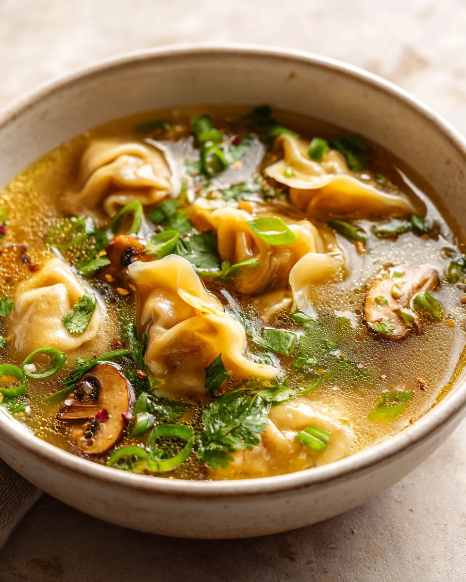 Warm & Comforting Beef Potsticker Soup Recipe – Delicious!