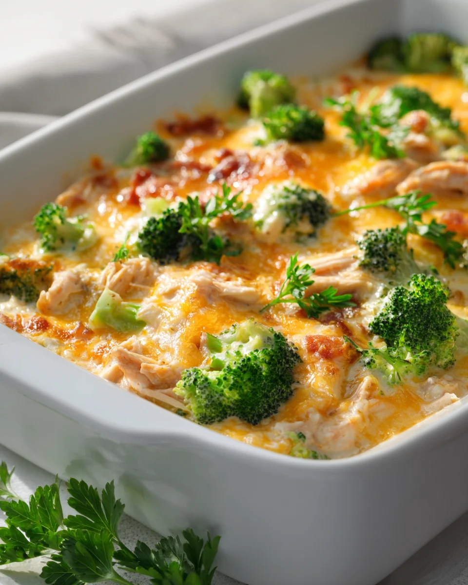 Keto Low Carb Chicken Casserole: Quick & Creamy Dinner