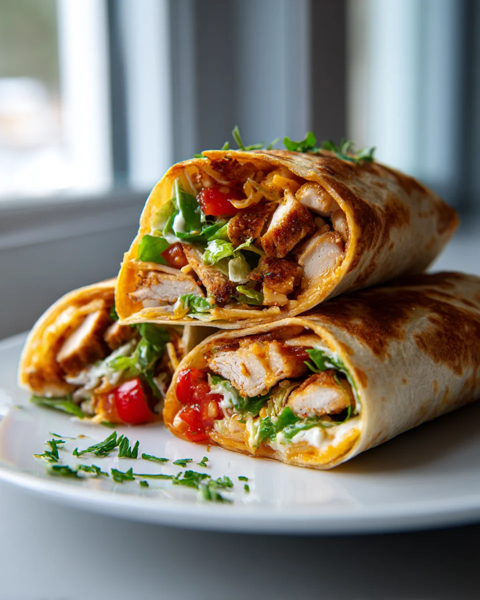 Honey Mustard Chicken Crunch Wrap – Ultimate Flavor Explosion!