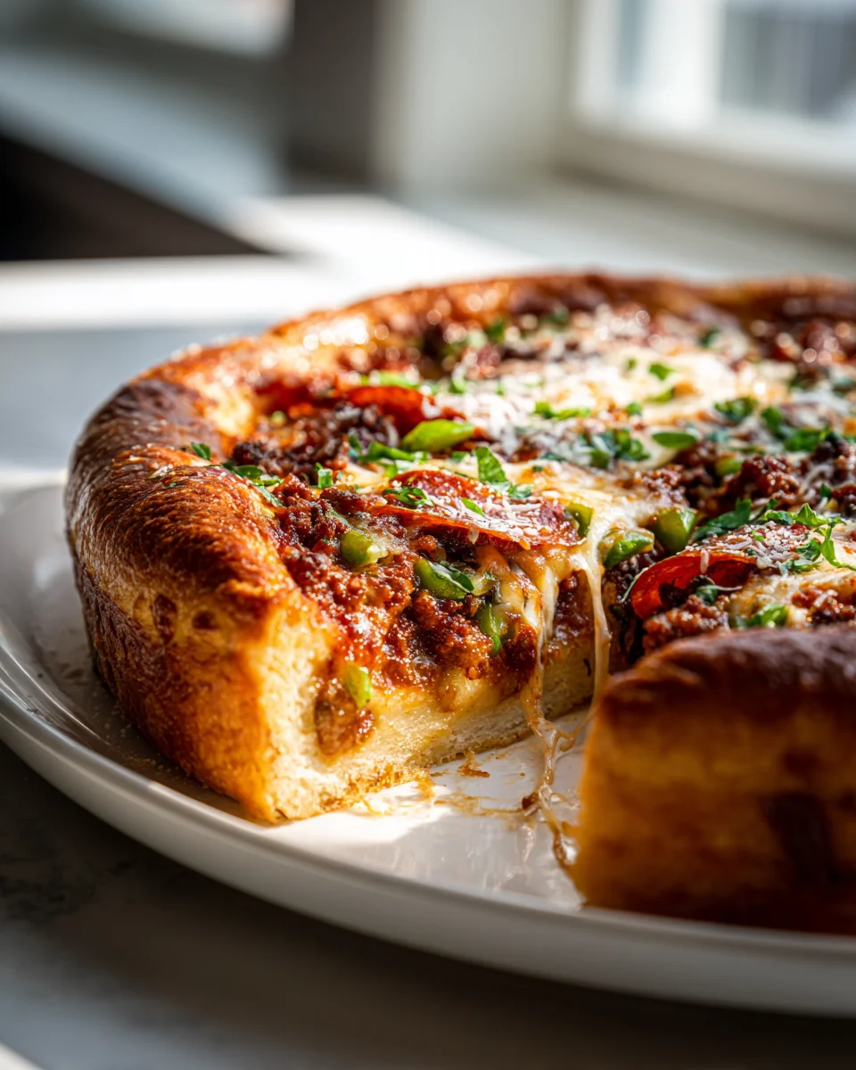 Hearty Pizza Pie Recipe: Comfort Food for Family Dinner