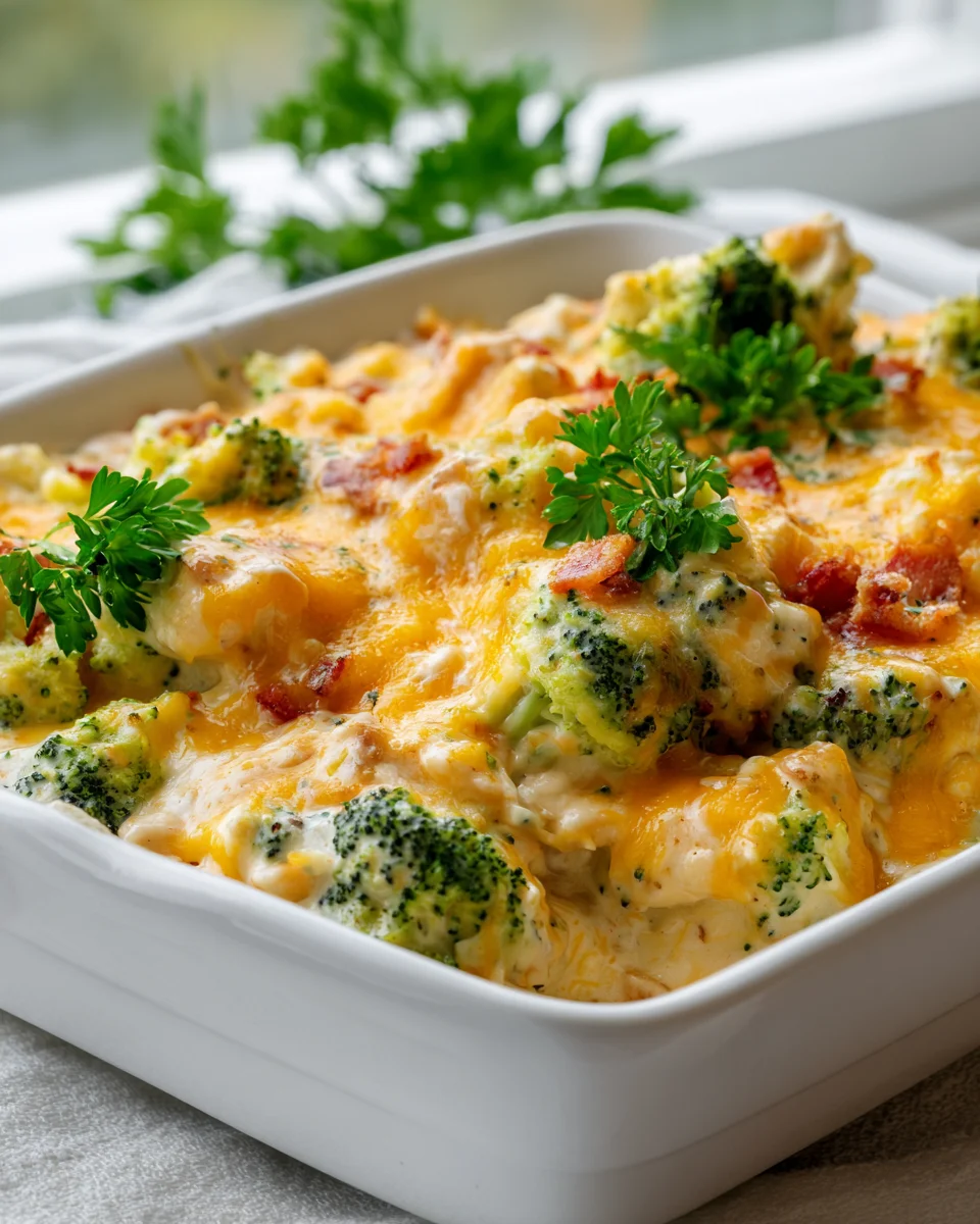 Keto Low Carb Chicken Casserole: Quick & Creamy Dinner