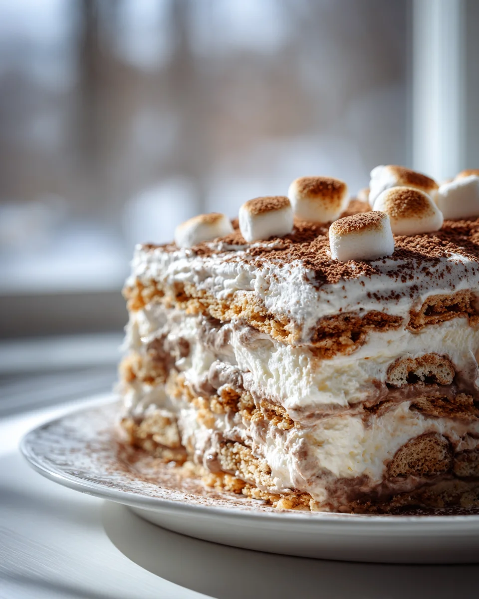 No Bake S'mores Icebox Cake: Easy, Gooey, & Delicious!