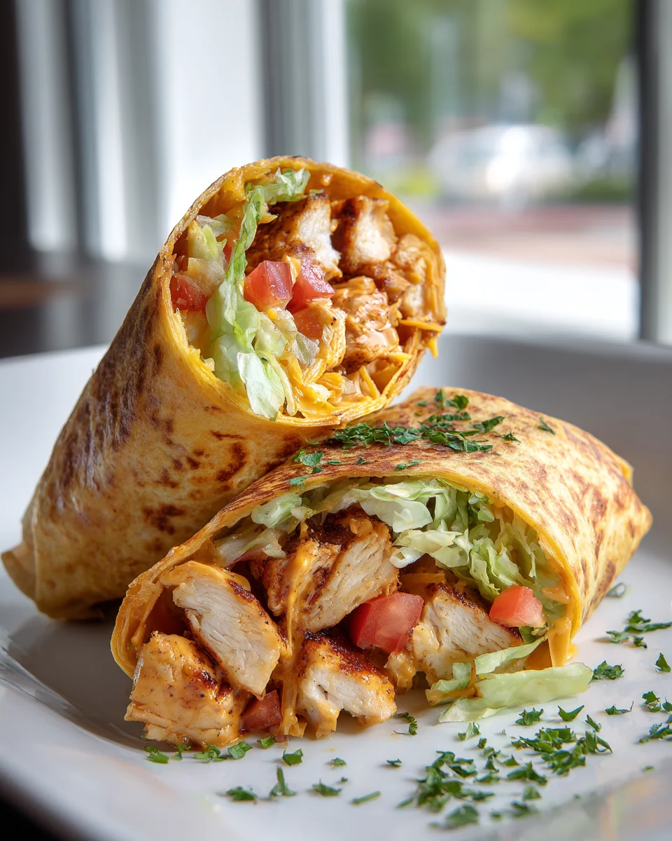 Honey Mustard Chicken Crunch Wrap – Ultimate Flavor Explosion!