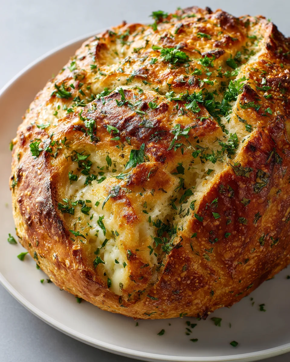 Italian Herb & Cheese Bread: Golden, Cheesy, Flavorful!
