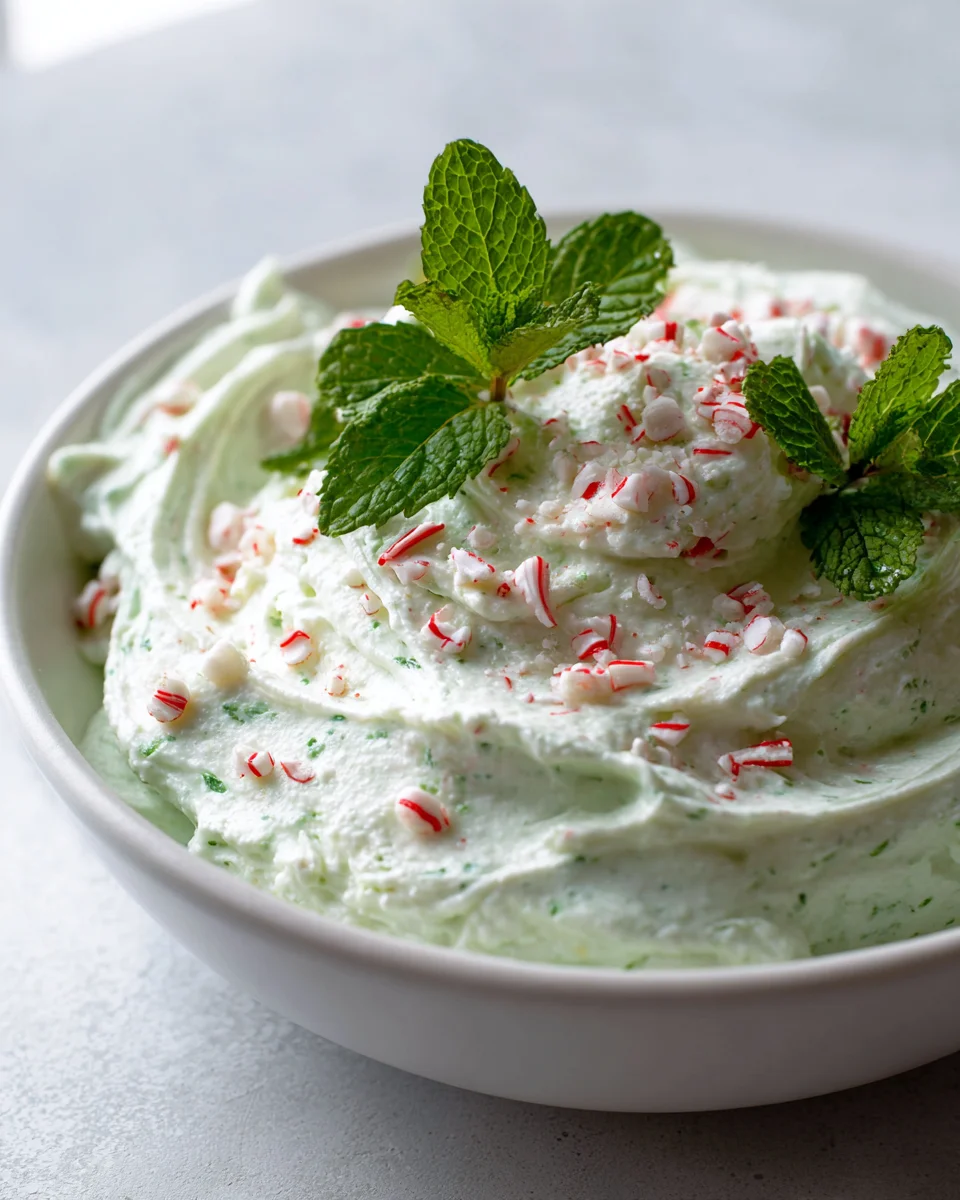 Frozen Peppermint Yogurt Dip: Cool, Creamy & Refreshing!