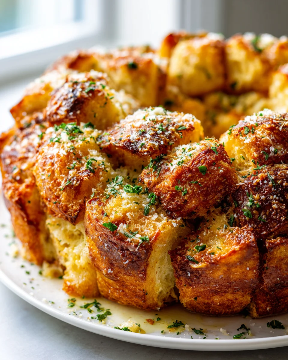 Cheesy Parmesan Pull Apart Monkey Bread – Easy Recipe!