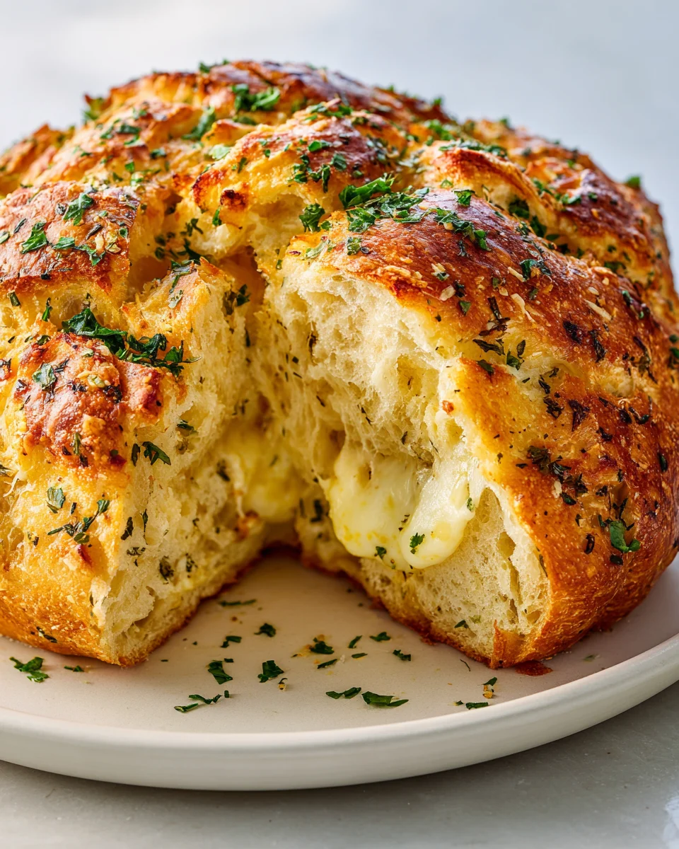 Italian Herb & Cheese Bread: Golden, Cheesy, Flavorful!