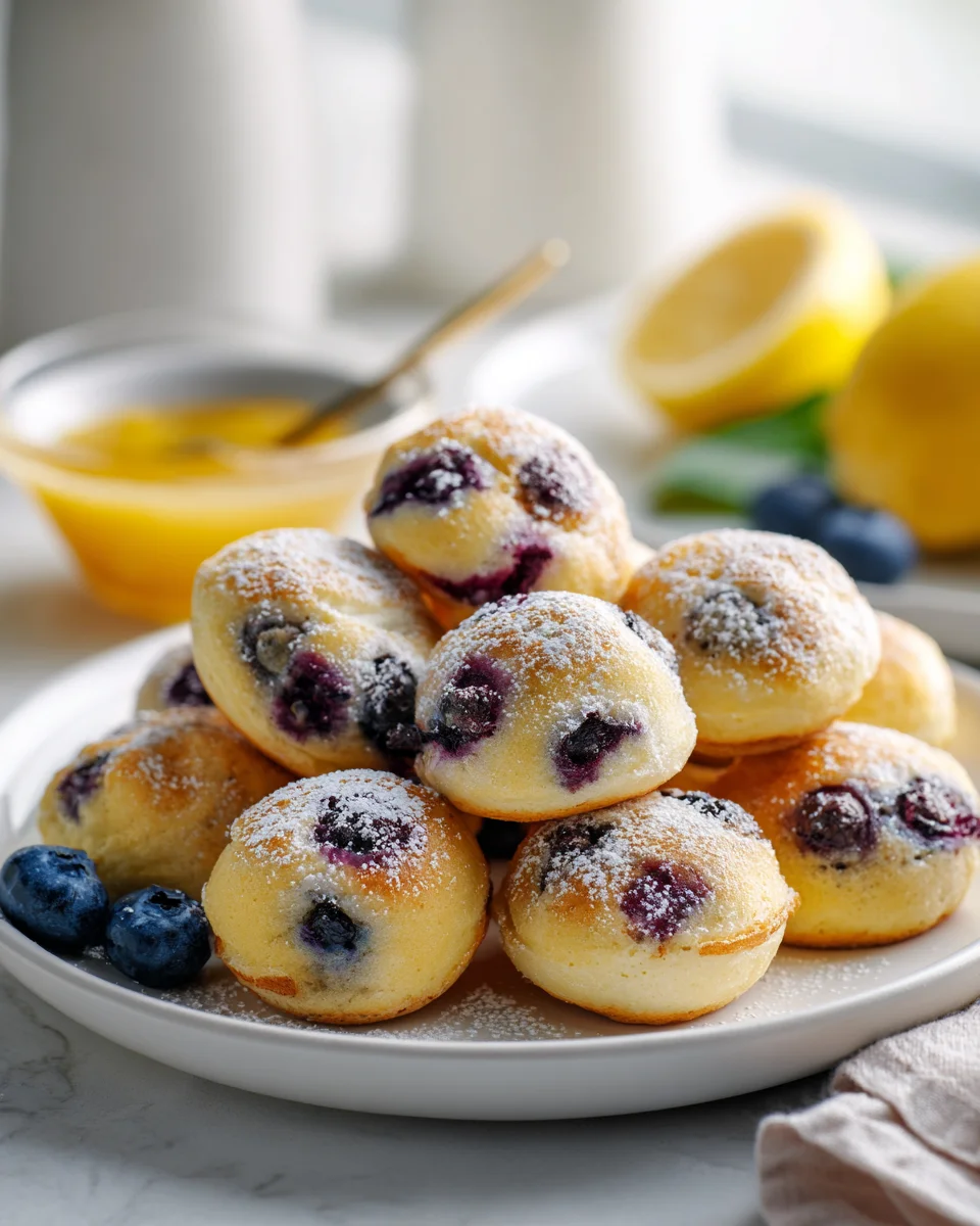 Blueberry Lemon Pancake Bites: Delicious & Easy Breakfast Treat