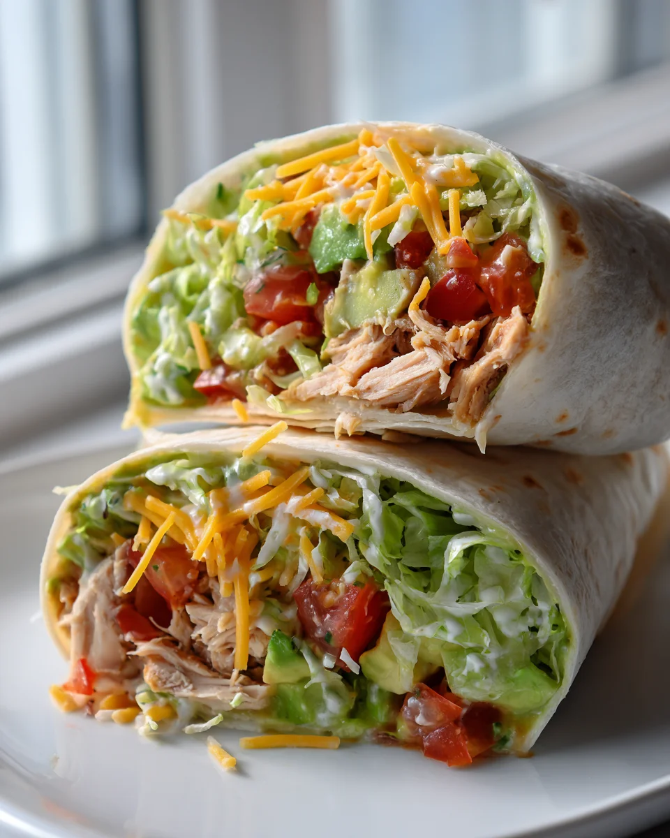 Chicken Avocado Wrap Recipe: Quick, Healthy & Delicious!
