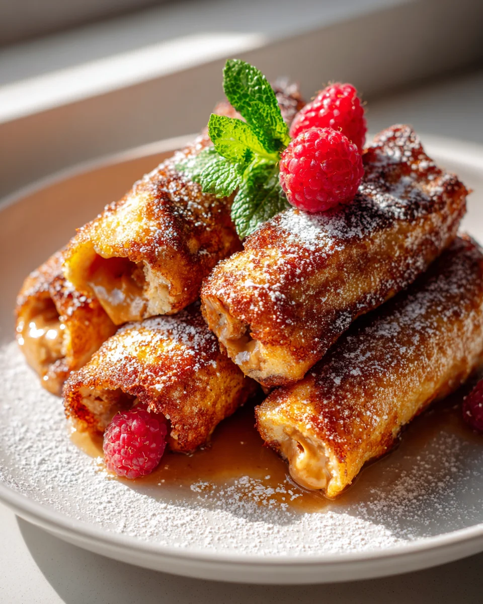 Biscoff Stuffed French Toast Roll Ups: Ultimate Sweet Treat!