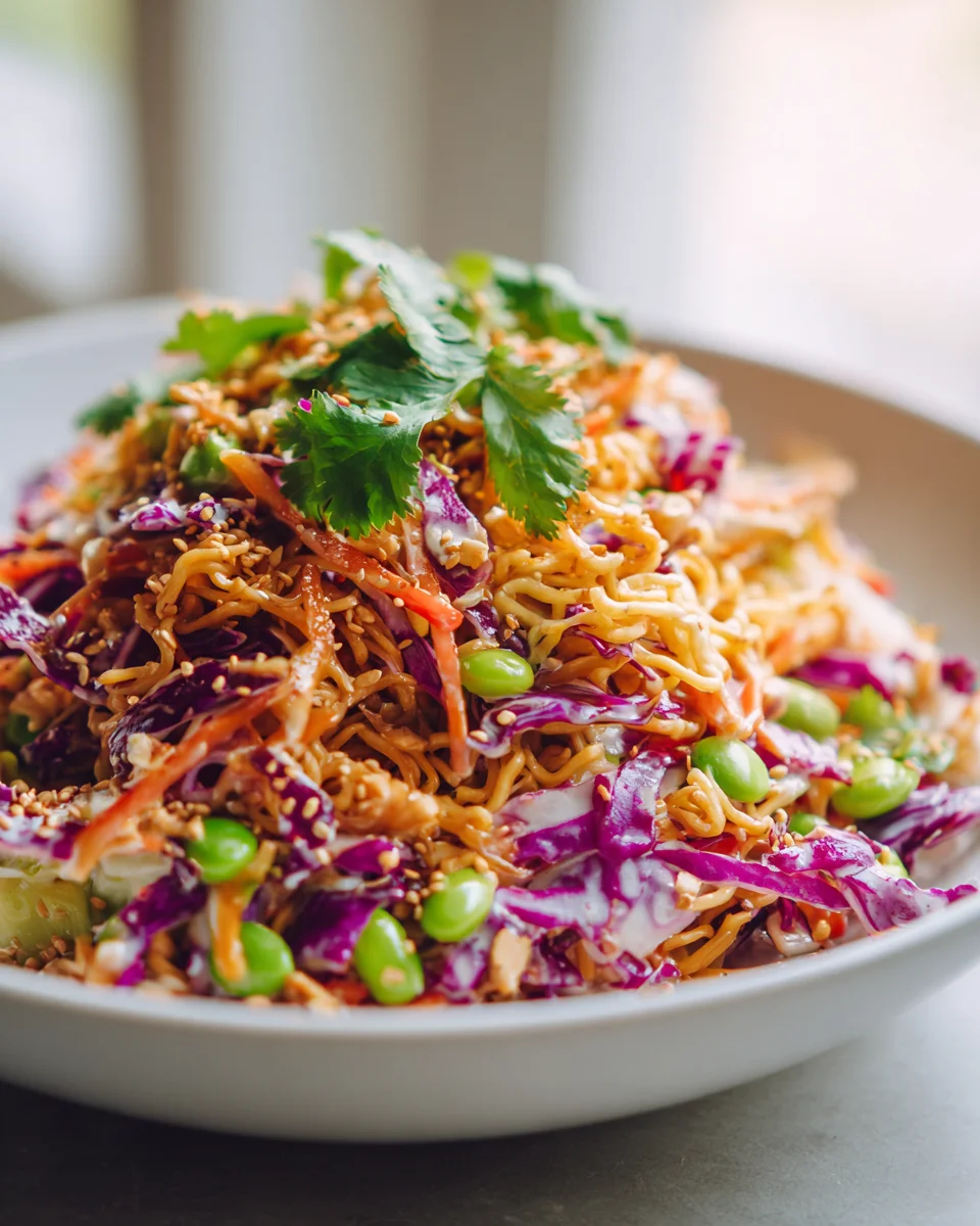 Crispy Sesame Ramen Crunch Salad: Easy Weeknight Meal