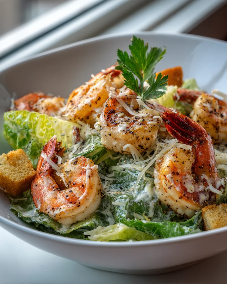 Grilled Shrimp Caesar Salad: Easy, Flavorful & Healthy