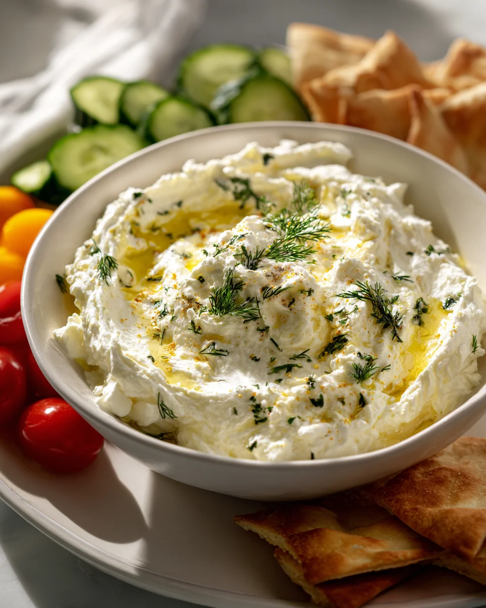Quick Creamy Whipped Feta Dip Recipe – Ready in Minutes!