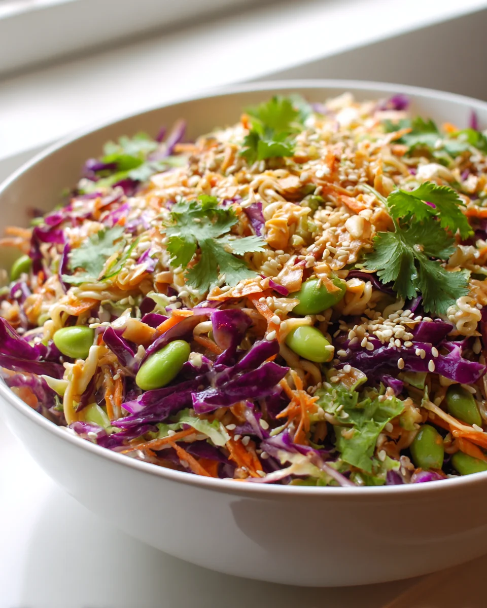 Crispy Sesame Ramen Crunch Salad: Easy Weeknight Meal
