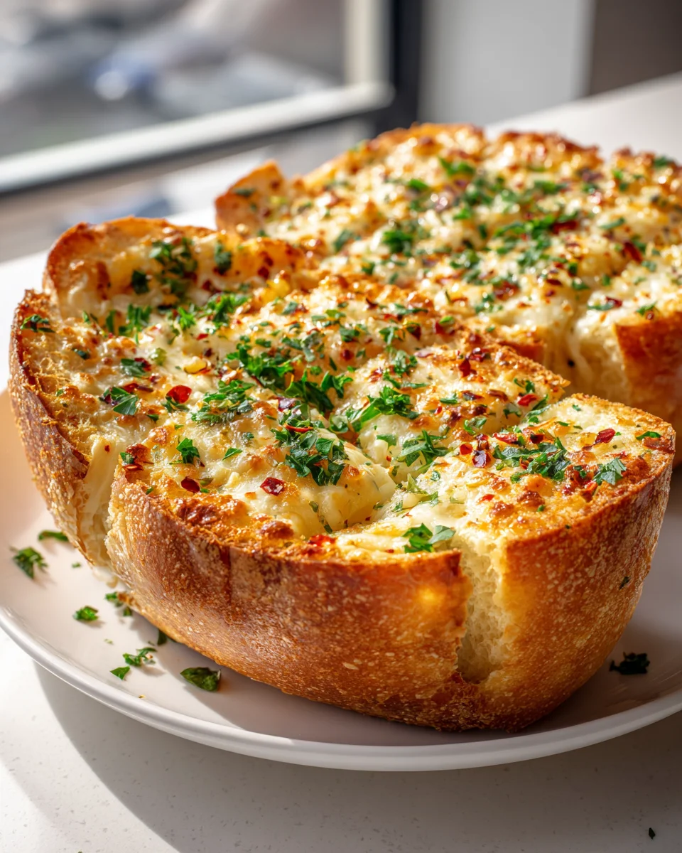 Homemade Cheesy Garlic Bread: Authentic Pizzeria Taste!