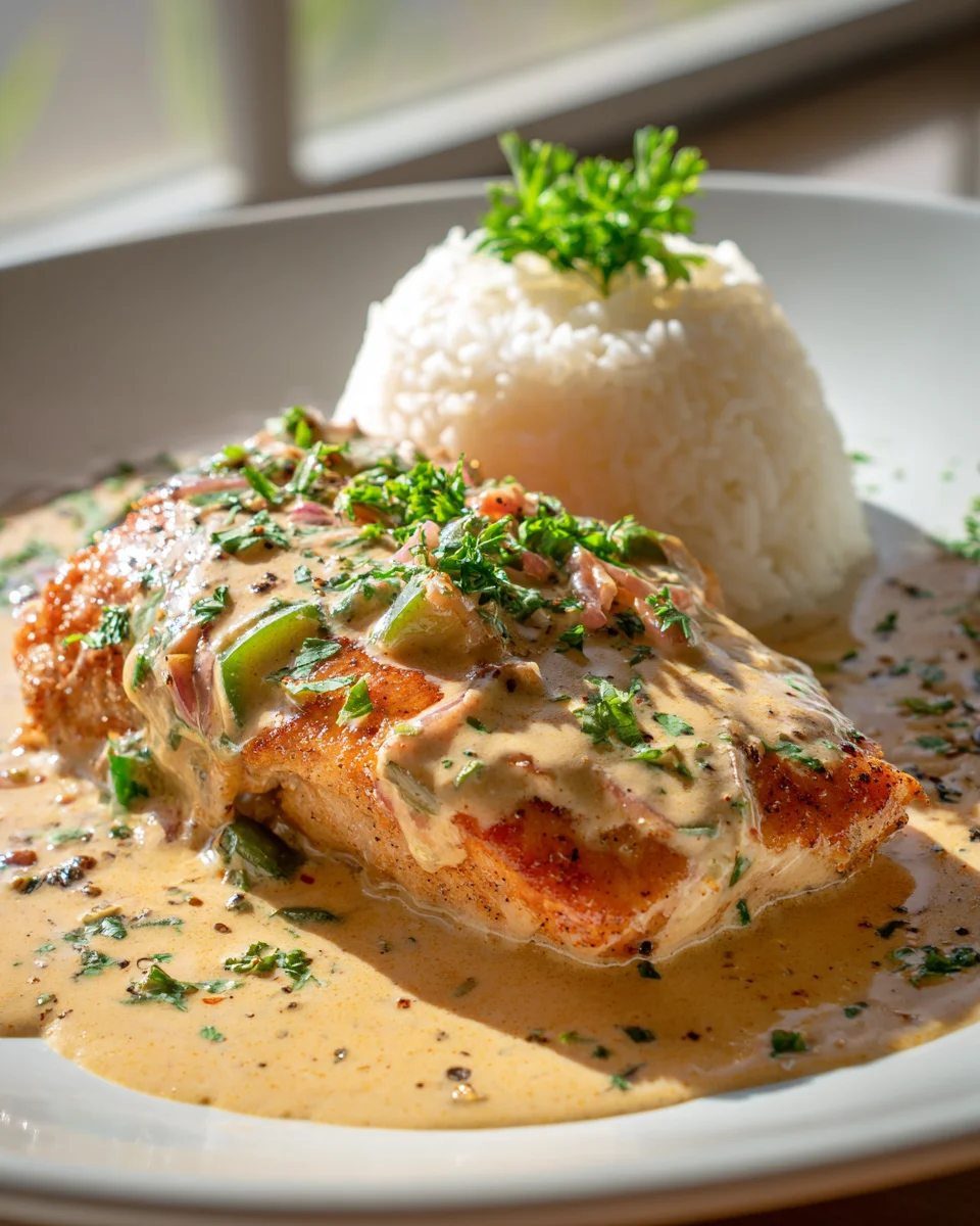 Red Snapper & Creamy Creole Sauce: A Culinary Delight