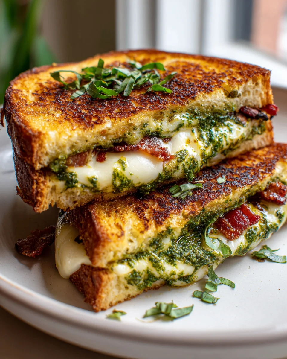 Sourdough Pesto Grilled Cheese: The Ultimate Comfort Food