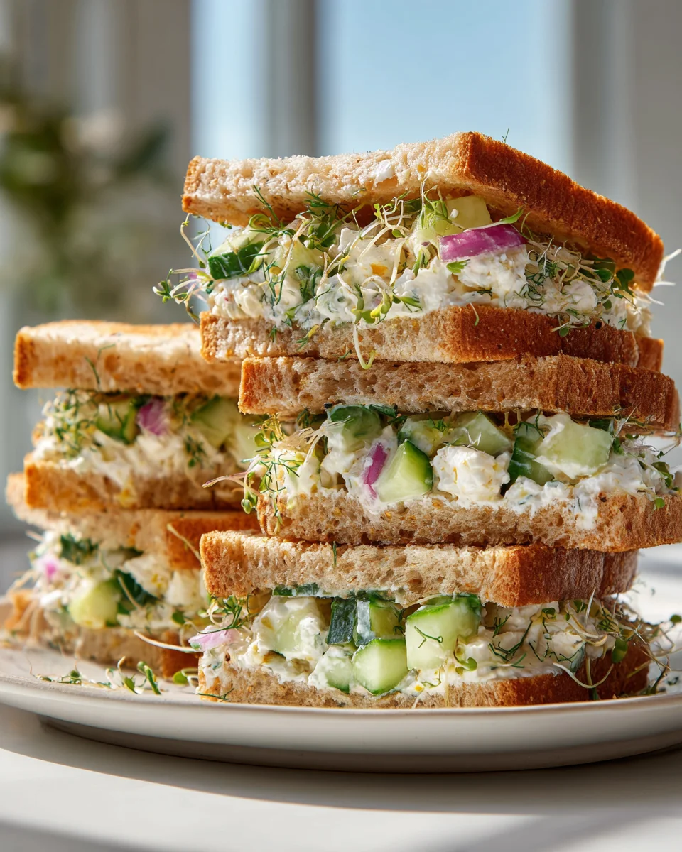 Easy Cucumber Salad Sandwiches: Quick & Refreshing Meal