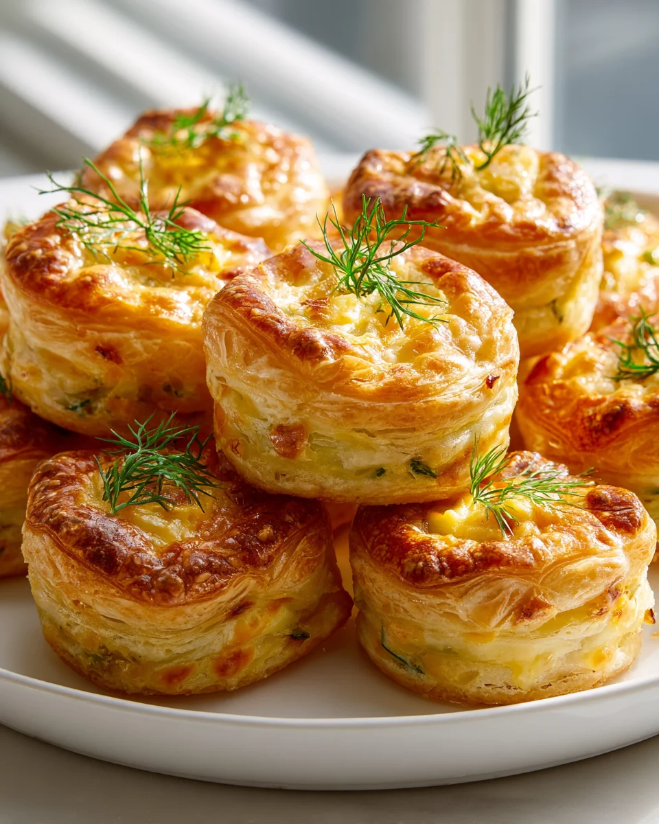 Dill Pickle Cheese Ritz Puff Pastry Bites: Ultimate Appetizer
