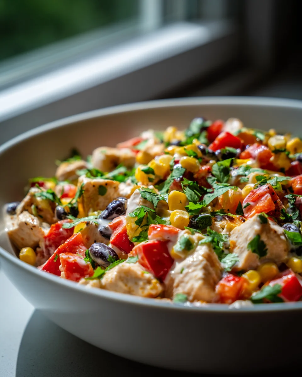 Southwestern Chicken Salad: Quick, Easy & Flavorful Recipe