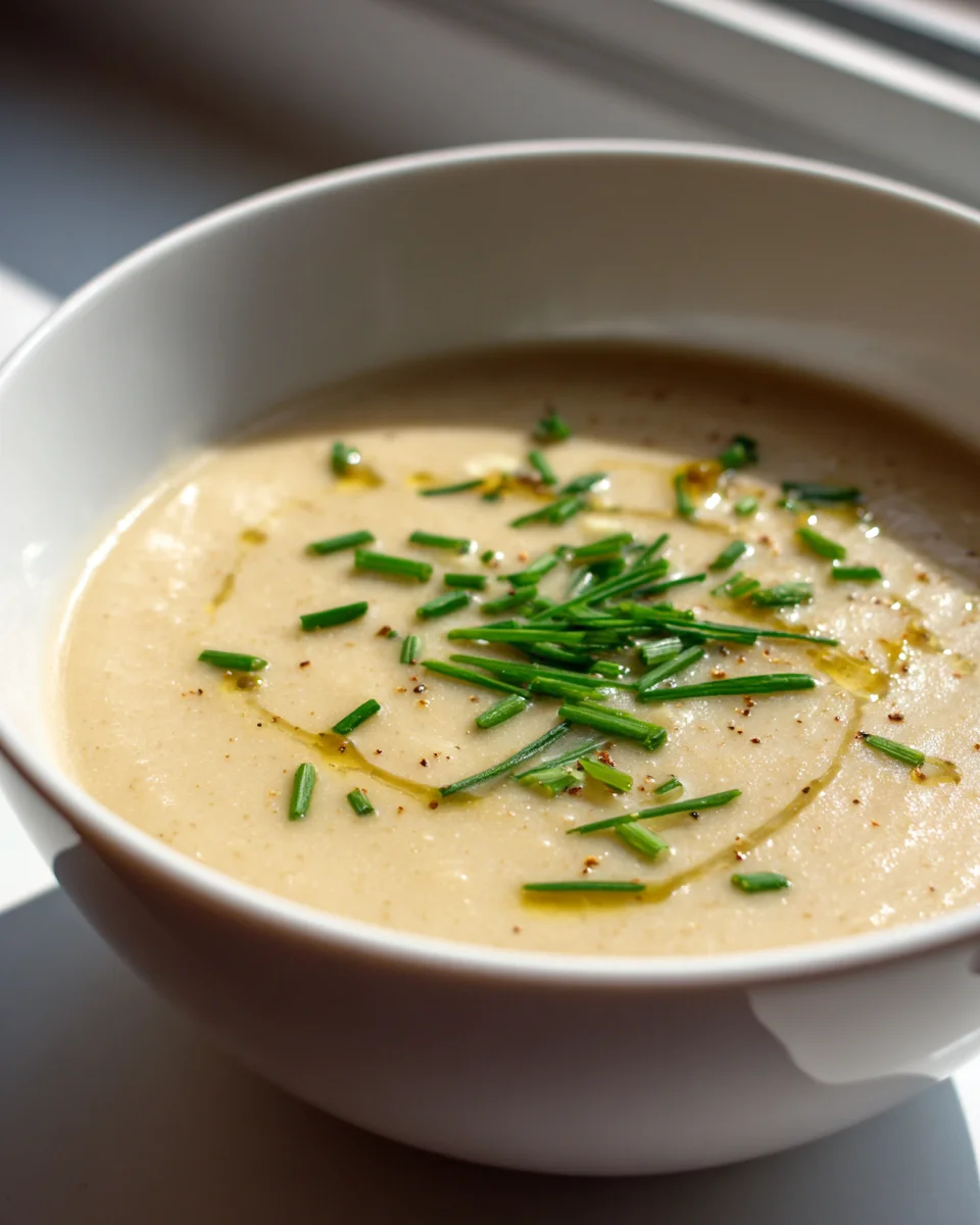Creamy Garlic Potato and Leek Soup: Comfort in a Bowl