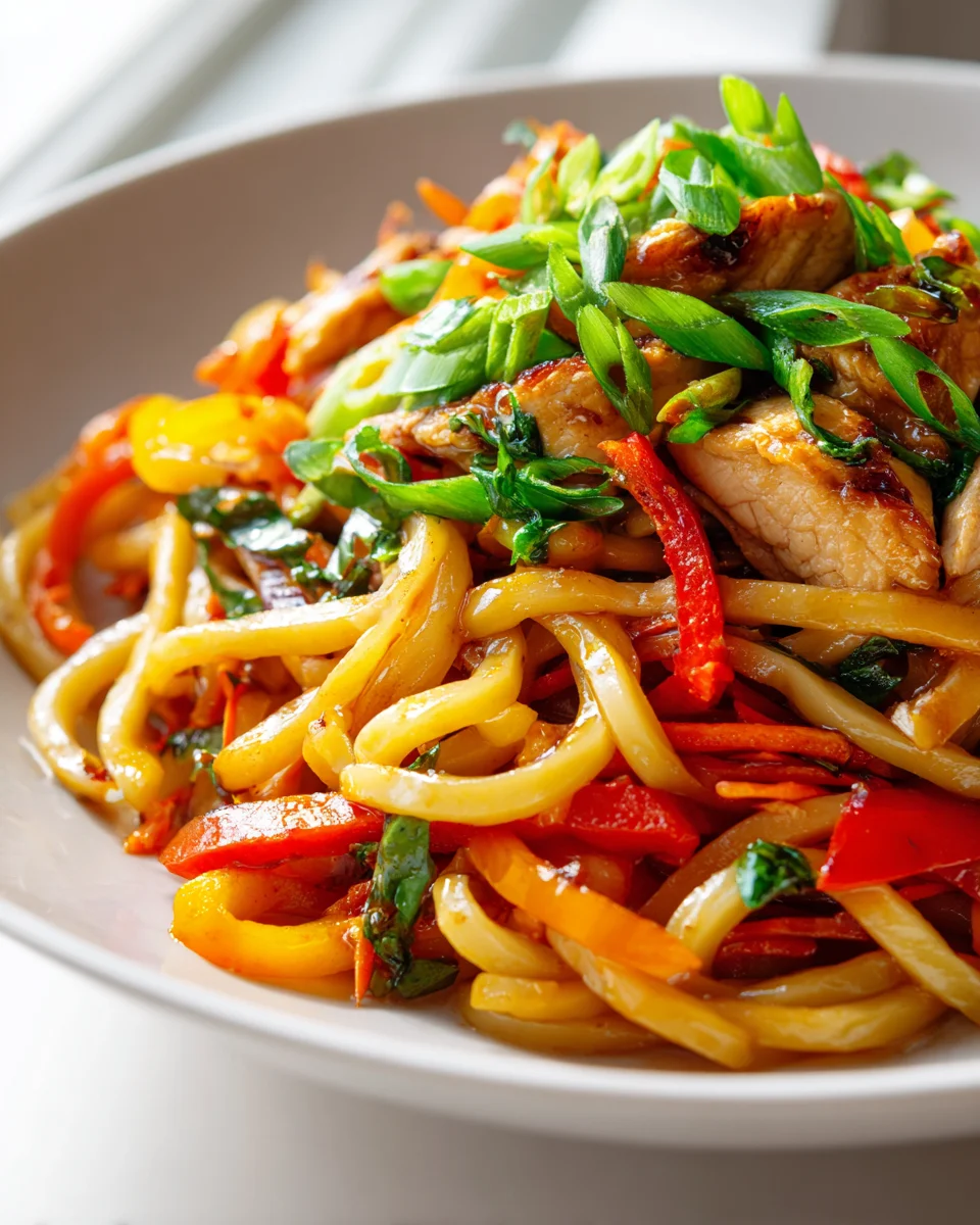 Irresistible Beef Yaki Udon Recipe: Comfort Noodles