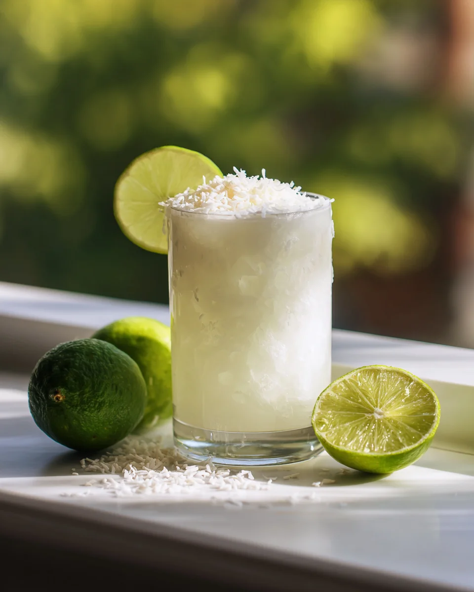 Tropical Coconut Lime Crush - Ultimate Alcohol-Free Refreshment