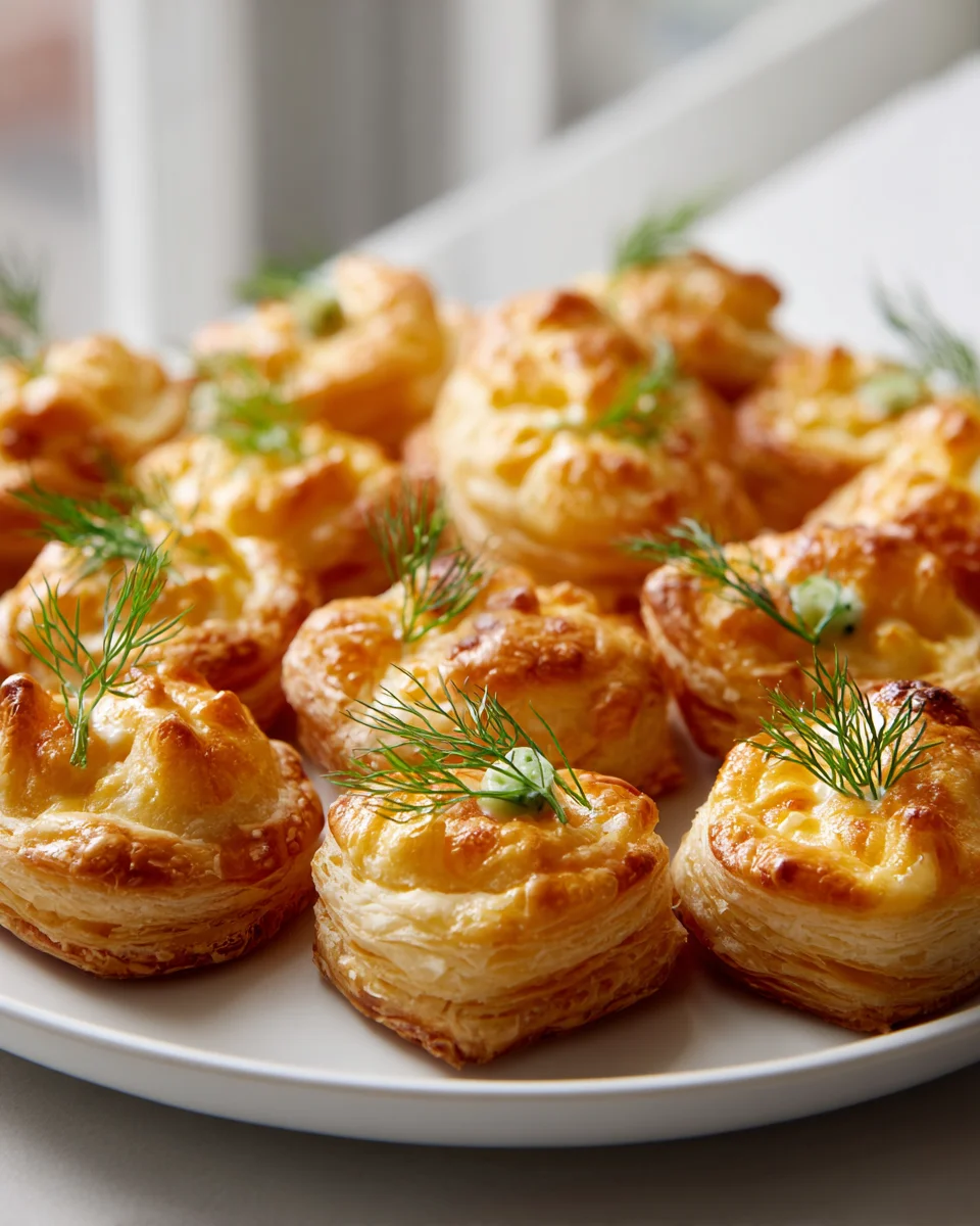 Dill Pickle Cheese Ritz Puff Pastry Bites: Ultimate Appetizer