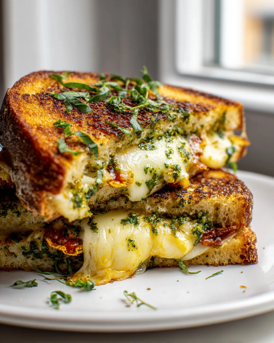 Sourdough Pesto Grilled Cheese: The Ultimate Comfort Food