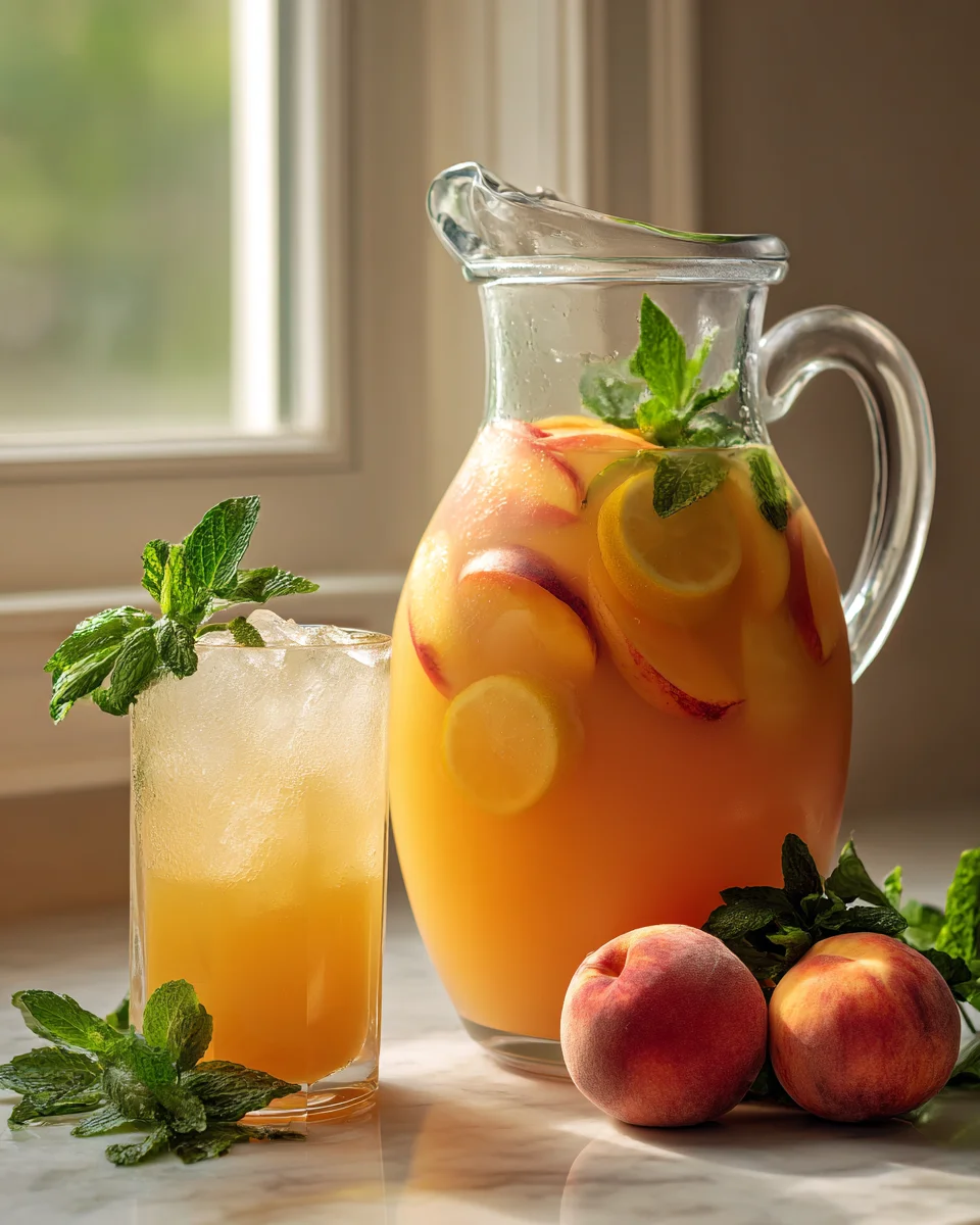 Peach Lemonade Recipe: Sweet & Tangy Summer Refresher