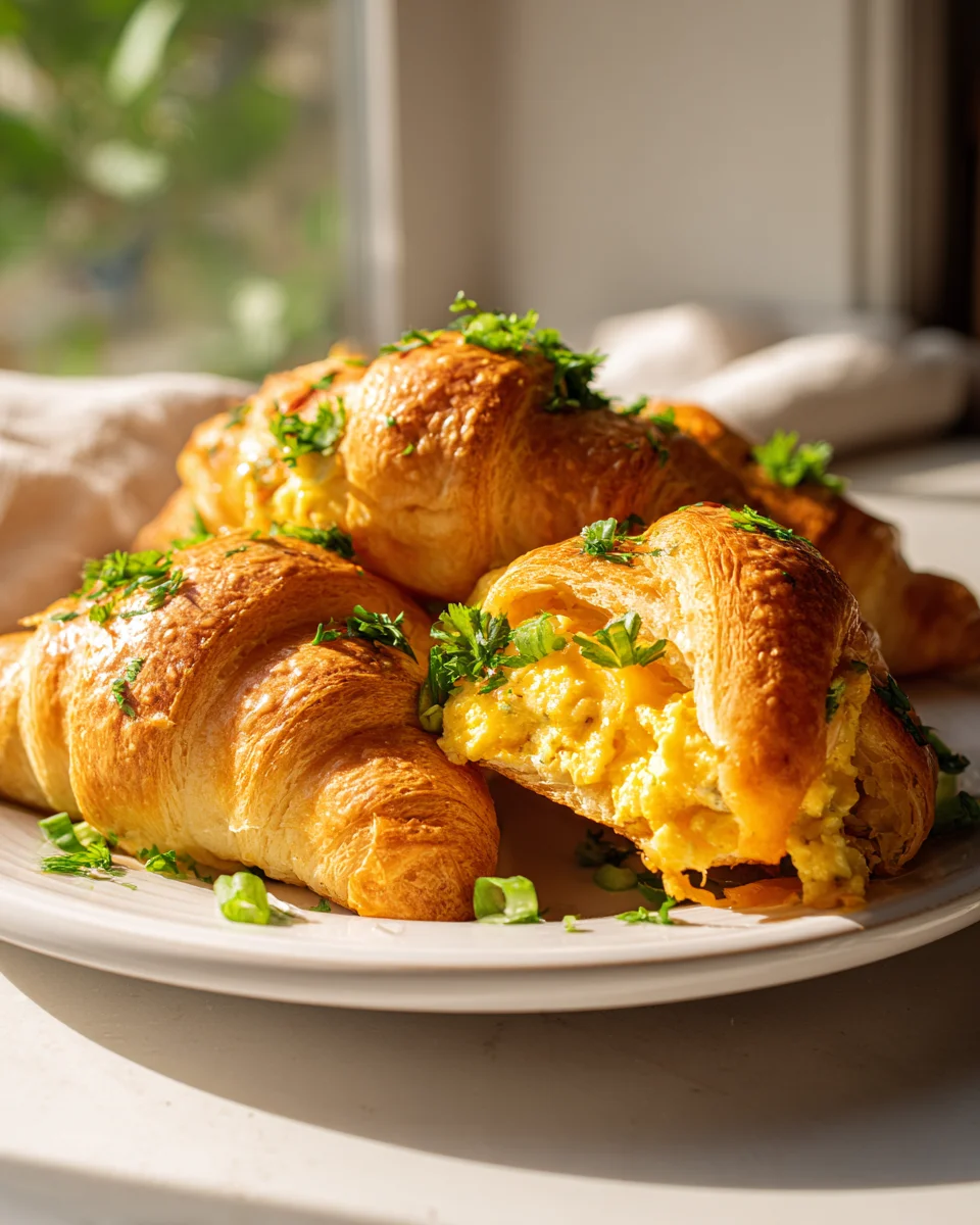 Easy Cheesy Breakfast Crescent Rolls: Stuffed & Delicious!