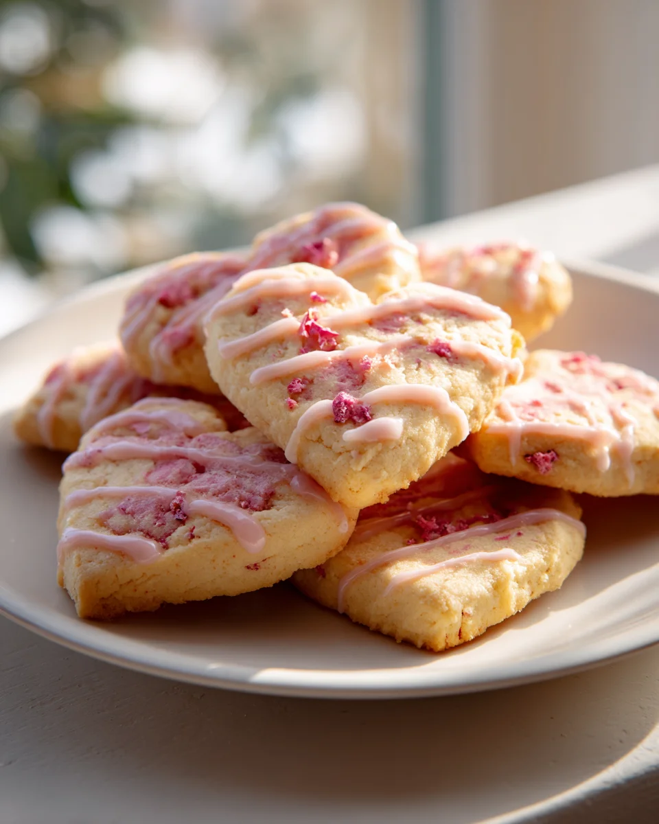 Irresistible Strawberry Shortbread Cookies Recipe