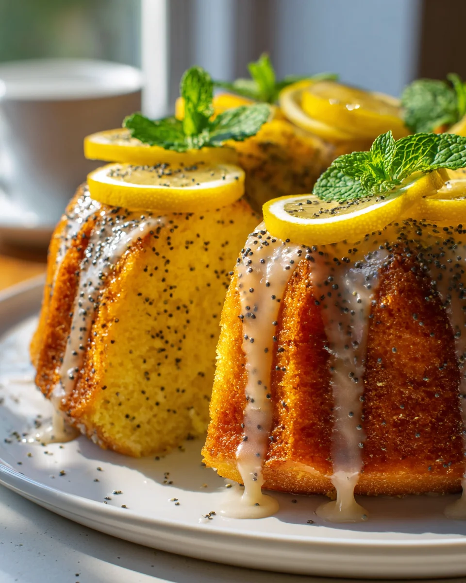 Zesty Lemon Poppy Seed Bundt Cake - A Dessert Dream!