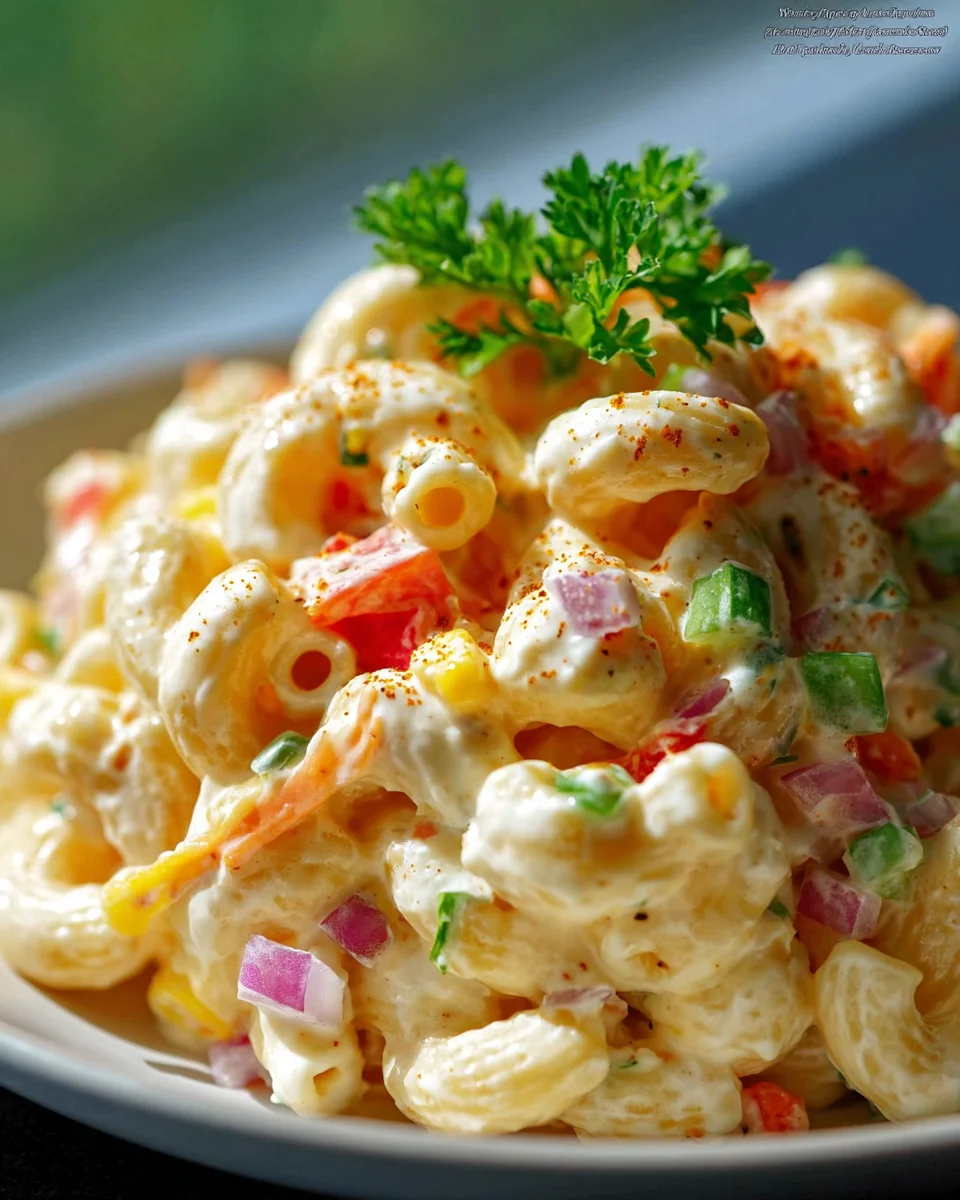 Guy Fieris Macaroni Salad: A Bold & Flavorful Classic Recipe