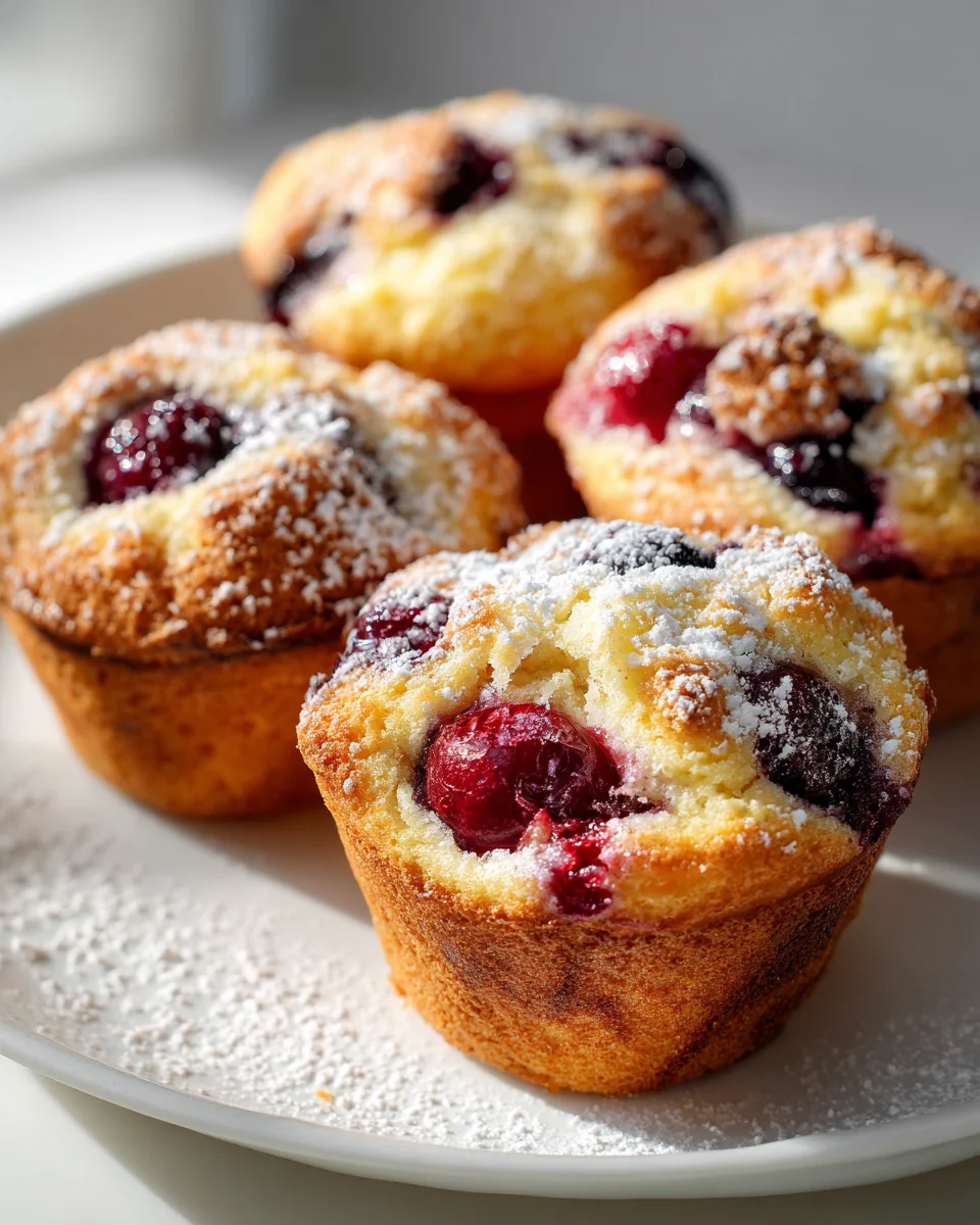 Gluten-Free Cherry Cobbler Muffins: Easy & Delicious!