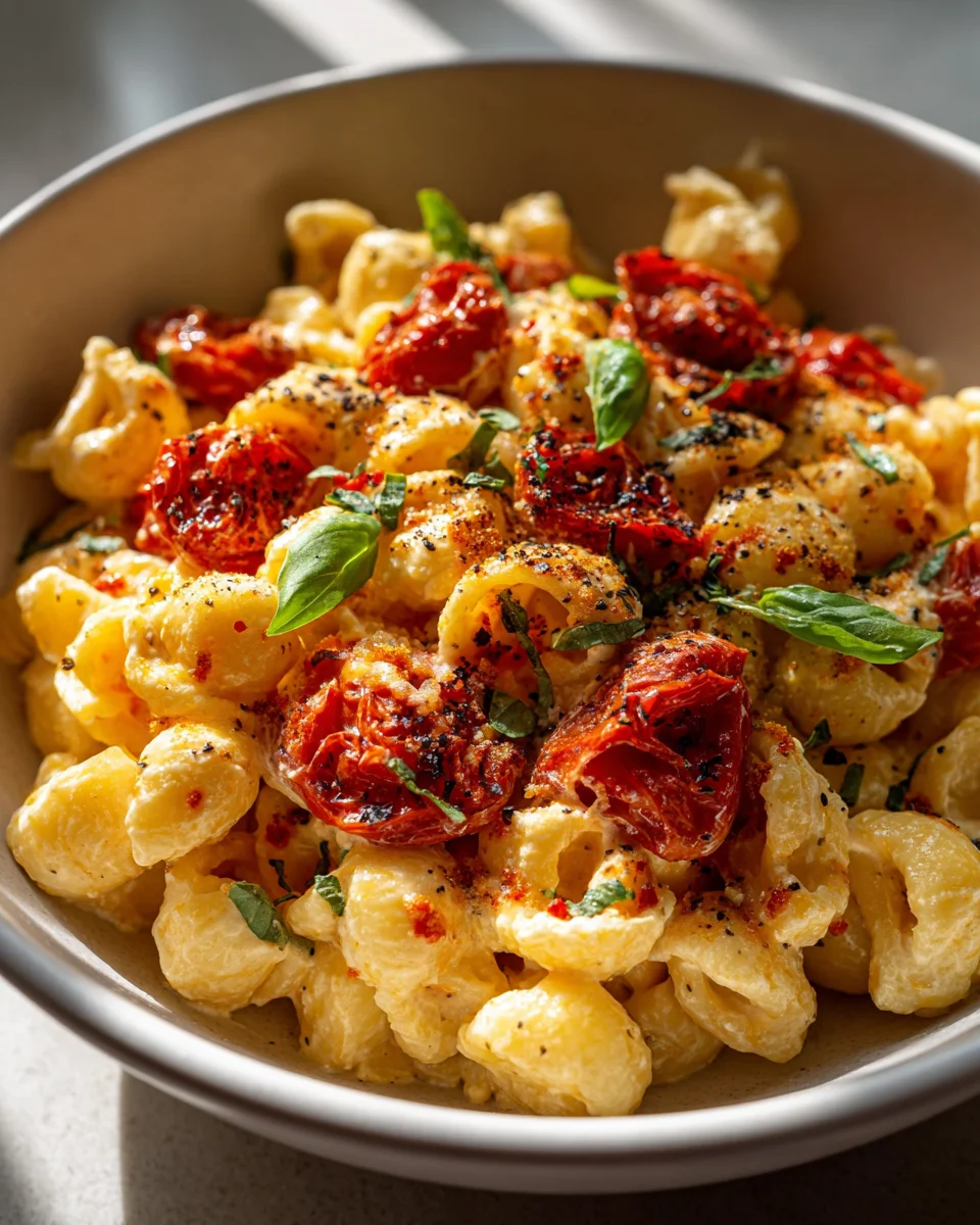 Roasted Tomato and Garlic Ricotta Pasta Recipe for Dinner Delight