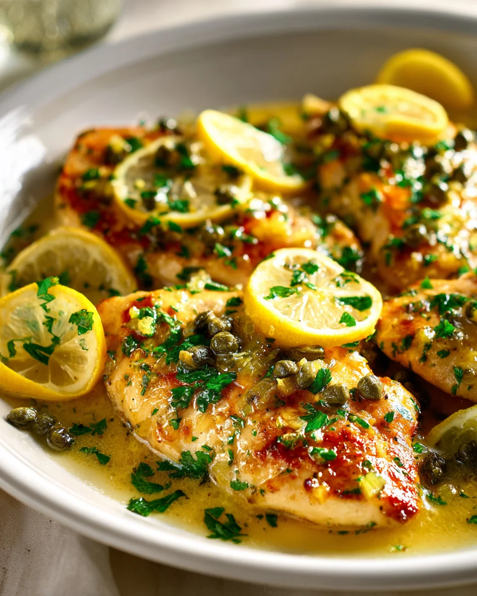 Limoncello Chicken Piccata Skillet: Zesty & Delicious Recipe