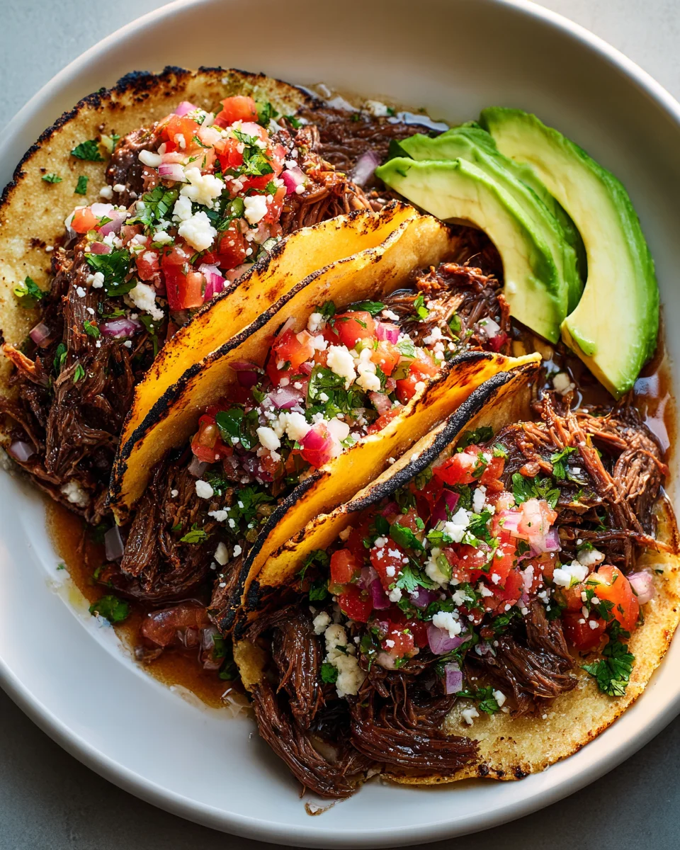 Pot Roast Tacos: Shredded Beef & Zesty Salsa Recipe