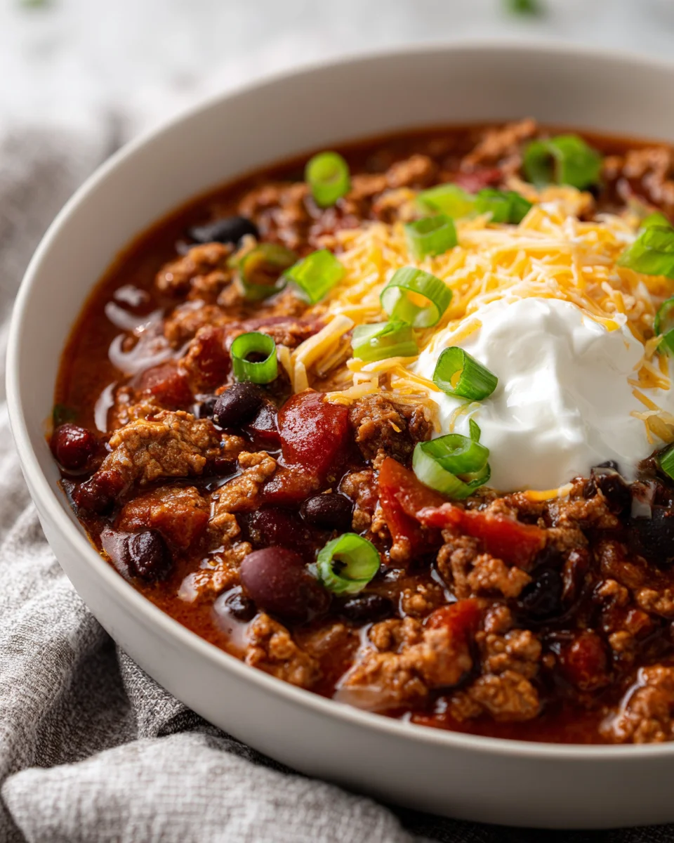 Easiest Crockpot Beef Chili: Hearty & Flavorful Slow Cooker