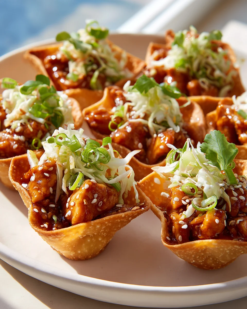 Applebees Chicken Wonton Tacos Recipe - Easy Copycat!