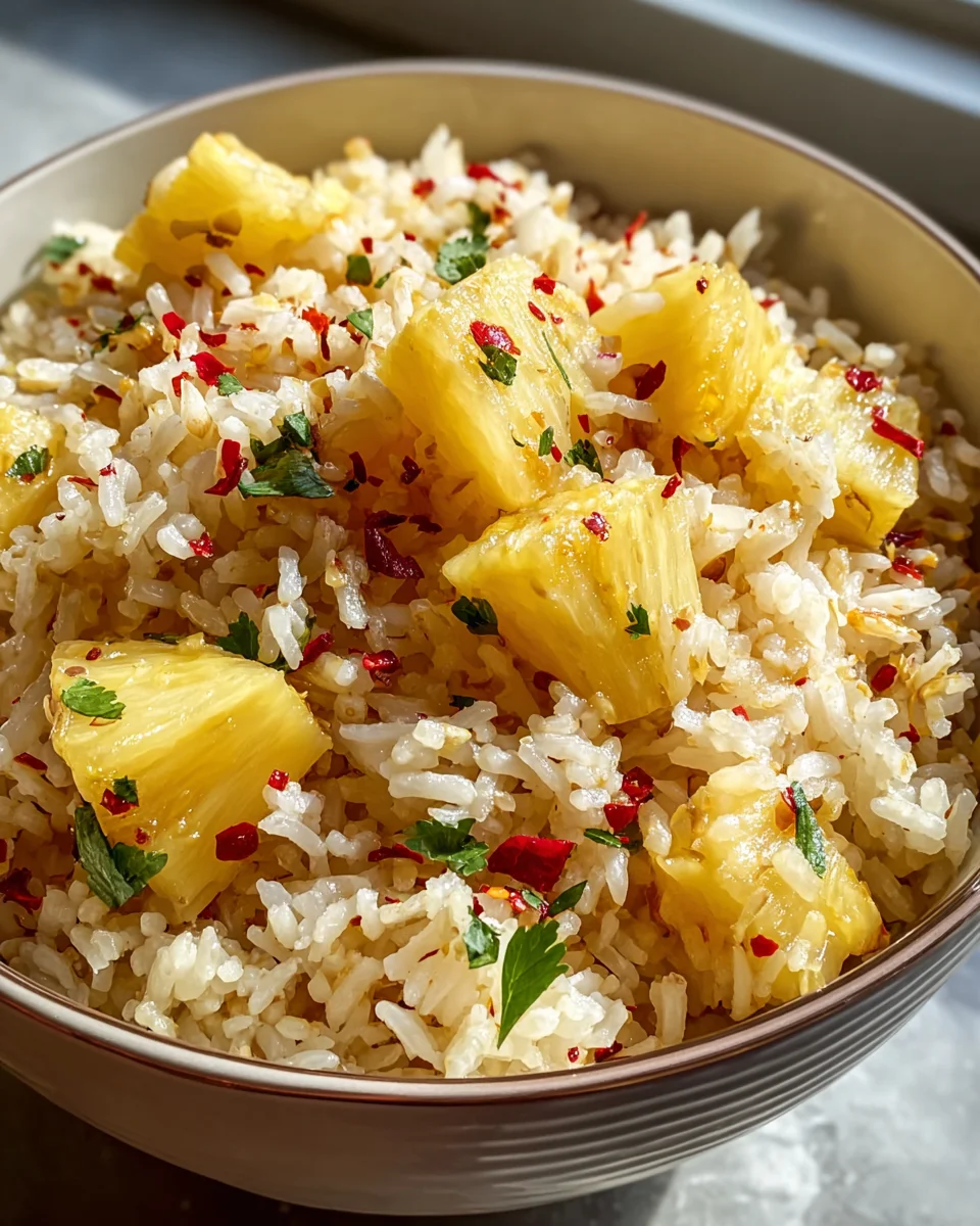 Delicious Pineapple Rice Recipe - A Sweet Savory Delight!