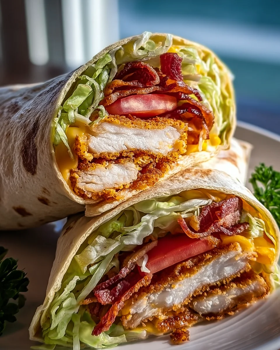 Crispy Chicken Club Wrap: Quick & Delicious Recipe