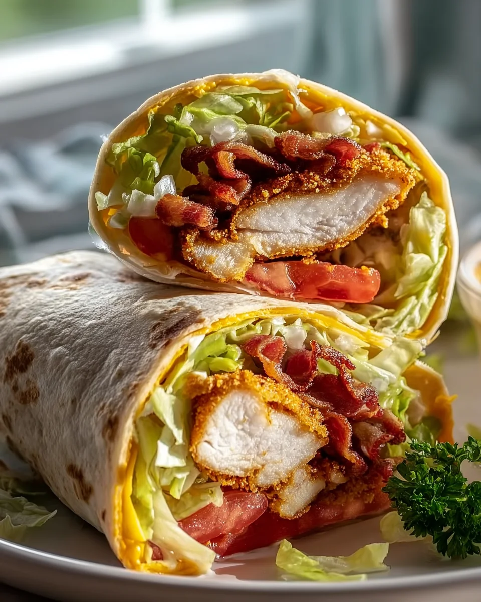Crispy Chicken Club Wrap: Quick & Delicious Recipe