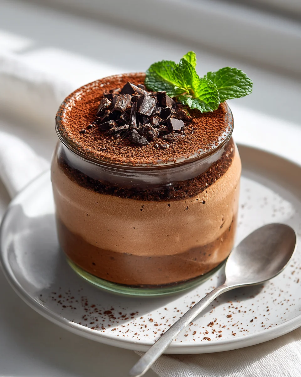 High Protein Chocolate Cheesecake Jars: Guilt-Free Indulgence!
