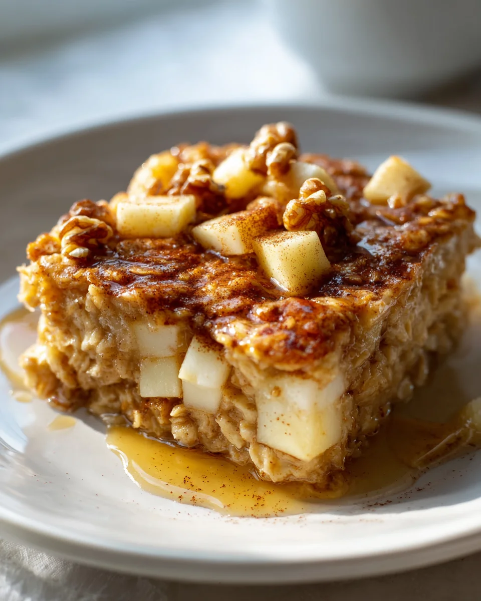 Best Amish Apple Cinnamon Baked Oatmeal: A Cozy Treat
