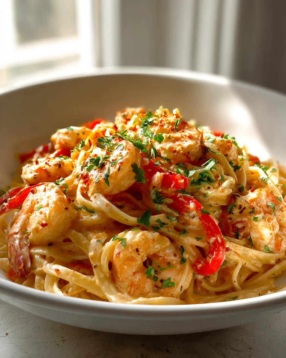 Delicious Creamy Cajun Shrimp Pasta Recipe - Weeknight Win!