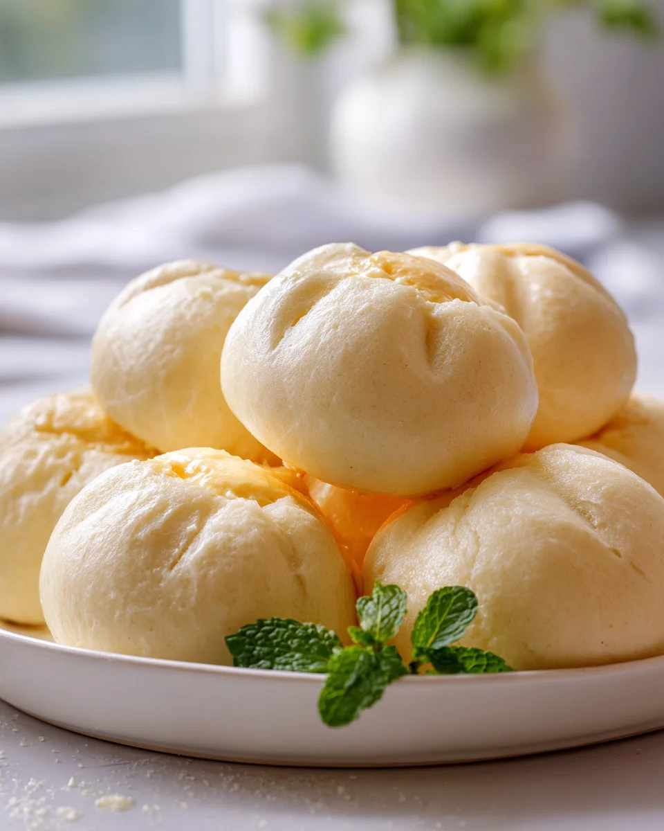 Heavenly Custard-Filled Fluffy Bao Buns